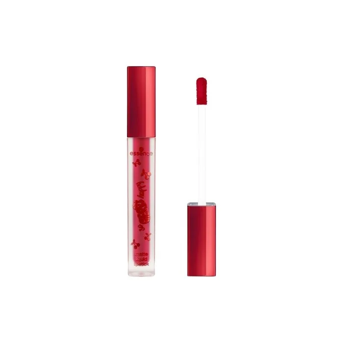 Essence So Cherry Happy Matte Liquid Lipstick No. 01 Red Instant Results