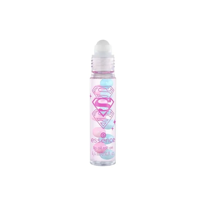 Essence Superman Lip Oil Roll-On Transparent Moisturizing Lip Gloss