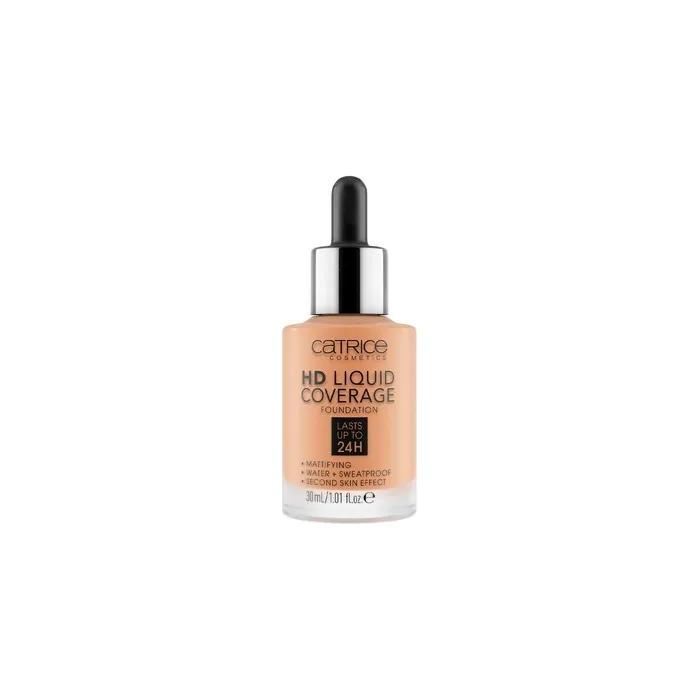 Catrice Hd Liquid Coverage Foundation 030 Sand Beige 30ml Lasts Up To 24 Hours