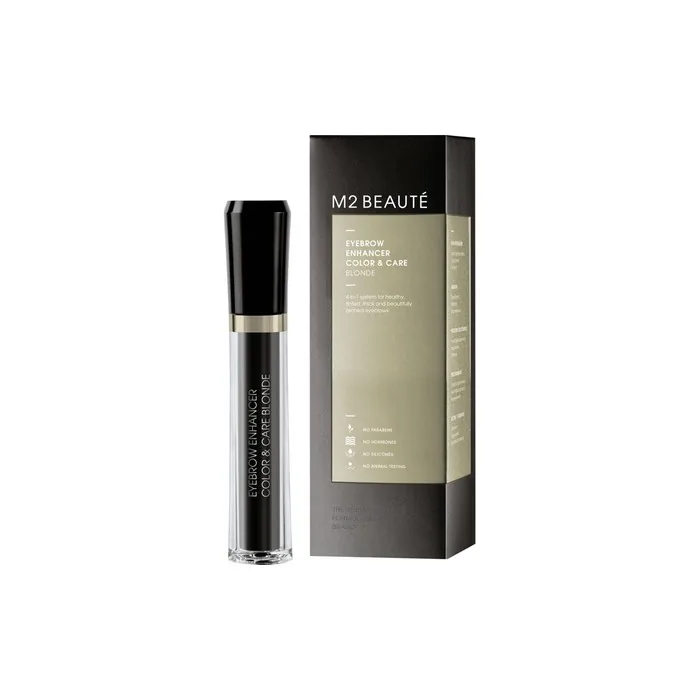 M2 Beaute Eyebrow Enhancer Strengthening Gel For Eyebrows Blonde 6ml