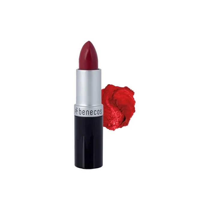 Benecos Natural Cosmetics Shimmering Lipstick with Organic Jojoba Oil and Organic Beeswax 4.5g