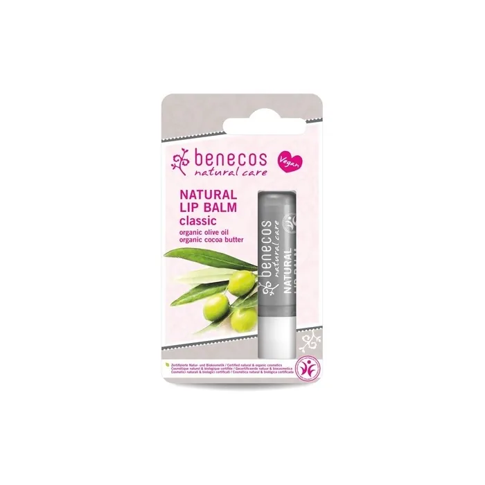 Benecos Natural Cosmetics Classic Vegan Lip Balm