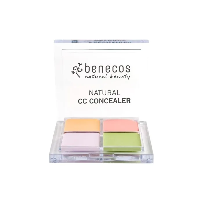 Benecos Natural Cosmetics CC Concealer Creamy Correcting Talkfree Vegan Beige/Green/Pink/Purple