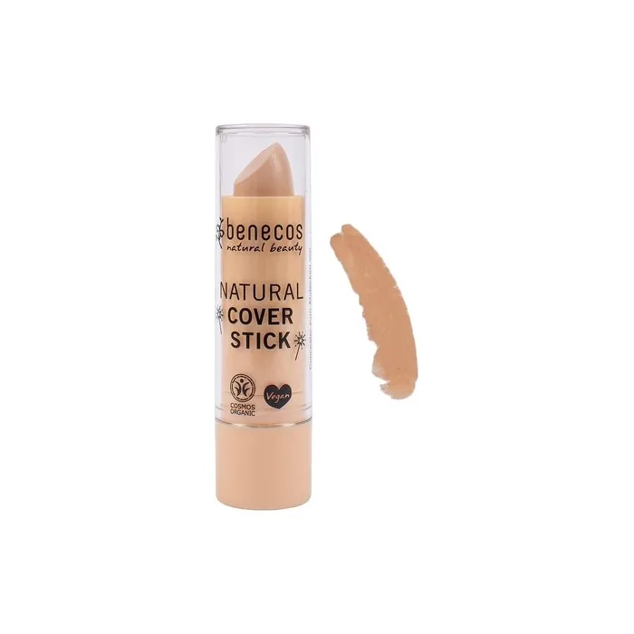 Benecos Natural Beauty Biocosmetics Cover Stick High Coverage Talk-Free Vegan Beige