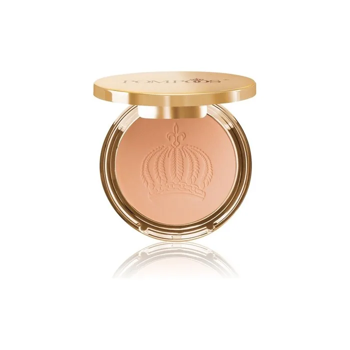 Harald Glööckler Pompöös Cosmetics Compact Powder with Powder Puff Makeup Face Pressed Powder No. 03 Medium 9g