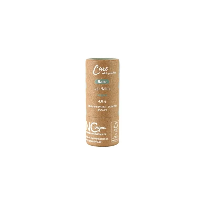 Pandoo Lip Balm Bare Vegan And Plasticfree Moisturizing Lip Balm
