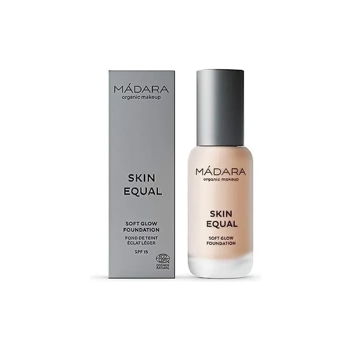 MÁDARA Skin Equal Liquid Foundation for Face Makeup 20 Ivory 30ml