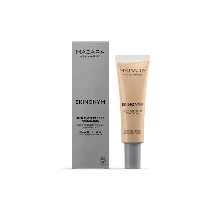 MÁDARA Organic Skincare SKINONYM Semi-Matte Peptide Foundation 35 True Beige 30ml