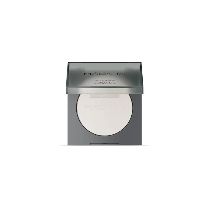 MÁDARA Organic Skincare AIR EQUAL Soft Silk Mineral Powder 9g Translucent - Matte Finish, Skin-Pampering Setting Powder Without Talc, Dermatologically Tested, COSMOS Natural Certified