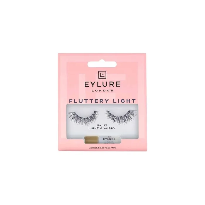 Eylure Naturalite Strip Eyelashes Texture Artificial Eyelashes With Glue Filling Effect 117