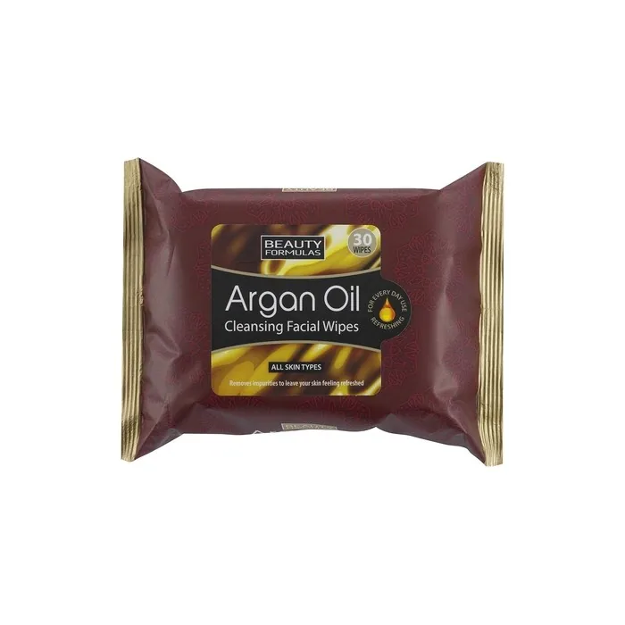 Beauty Formulas Facial Wipes with Argan Oil