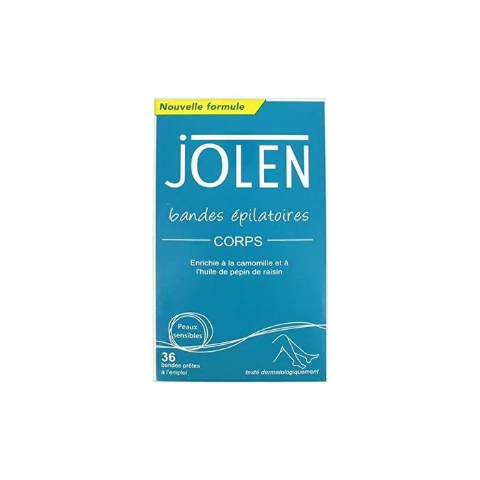 Jolen Facial Strip Wax 16 Strips