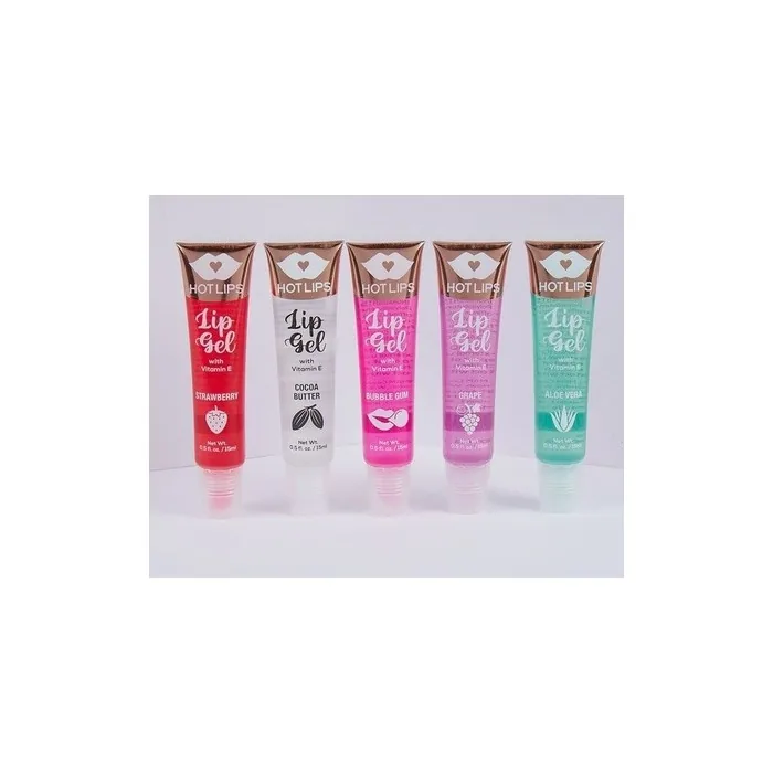 Hot Lips Lip Gel With Vitamin E Vegan Assorted Flavours