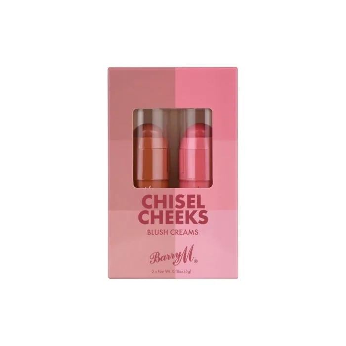 Barry M Chisel Cheeks Blush Creams in Pink Blushed & Rosey