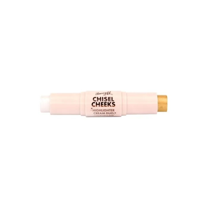 Barry M Chisel Cheeks Highlighter Cream Duo Silver/Gold 12.60g