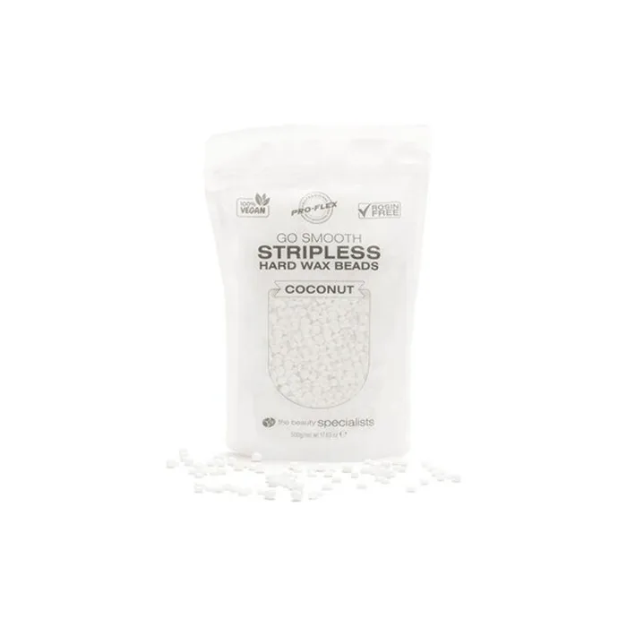 Rio Beauty Coconut Stripless Hard Wax Beads 500g - Vegan Hair Removal Wax