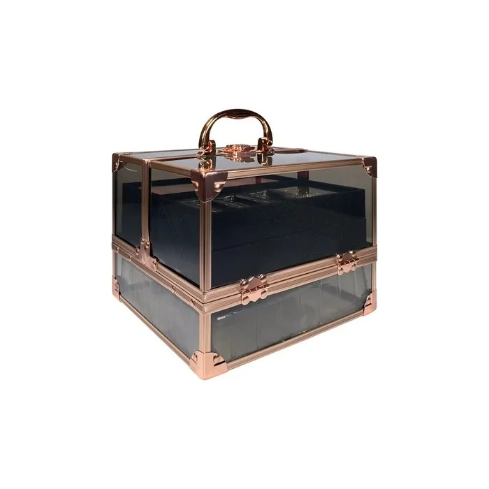 Technic Beauty Etui Black & Rose Gold Filled Case
