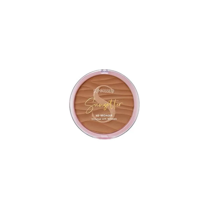 Sunkissed Sunsetter Bronzer Hello Sunshine Compact Tanning Powder for Body and Face