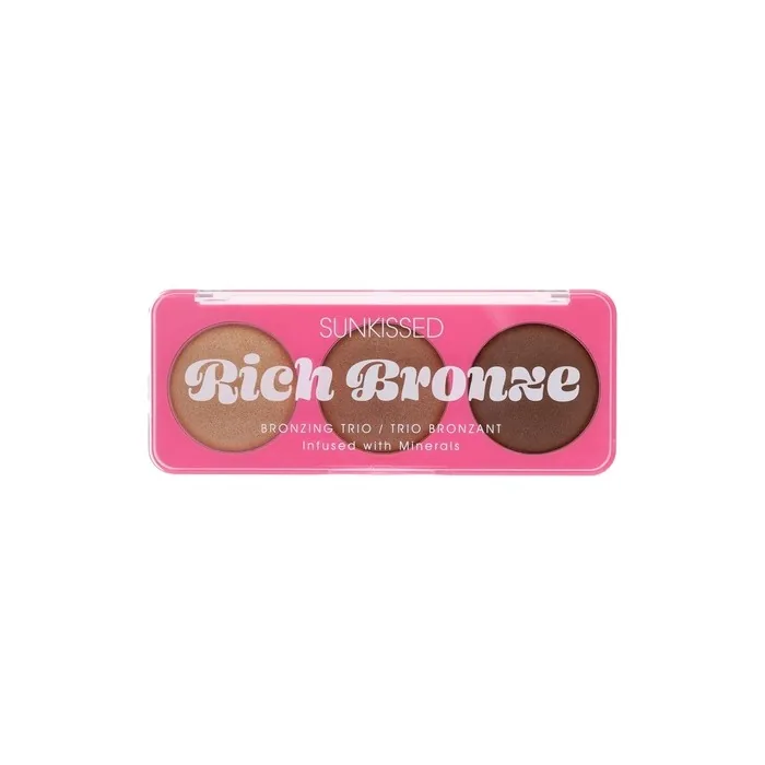 Sunkissed Rich Bronze Bronzing Trio 3 Shades for Warmth and Radiance