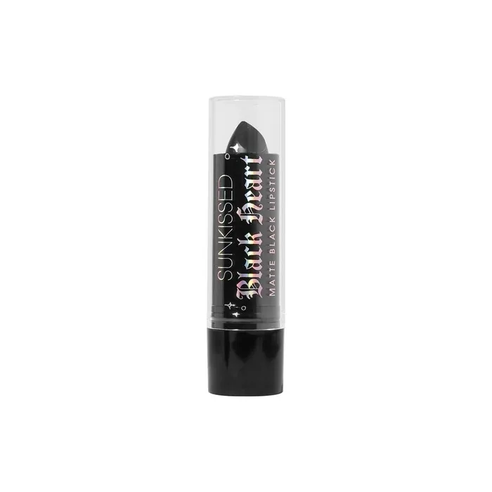 Sunkissed Black Heart Matte Black Lipstick