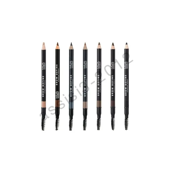 MUA Makeup Academy Eyebrow Pencil with Spoolie and Sharpener Cruelty Free Vegan