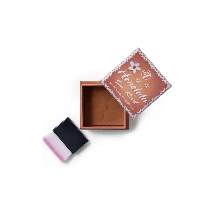 W7 Honolulu Sunkissed Bronzing Powder Pressed Powder Bronzer Contouring & Highlighting Vegan Makeup 6g