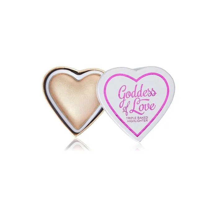 Makeup Revolution I Heart Makeup Blushing Hearts Highlighter Golden Goddess