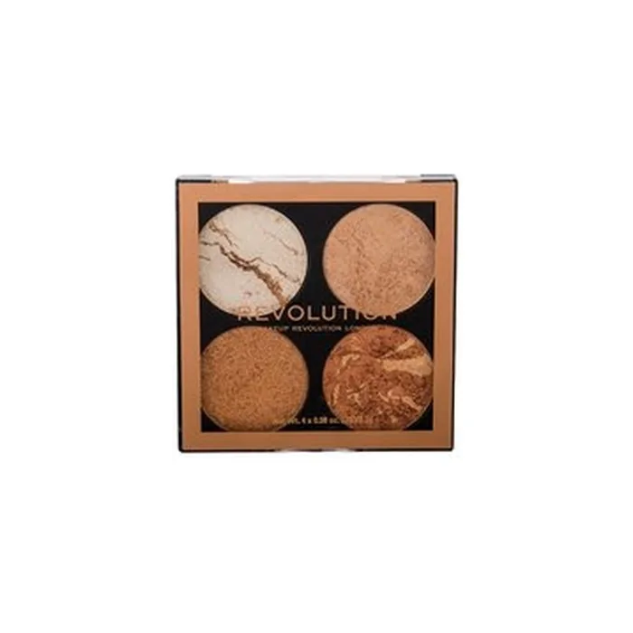 Makeup Revolution Cheek Kit Palette Palette Of Brighteners And Bronzers 8 G