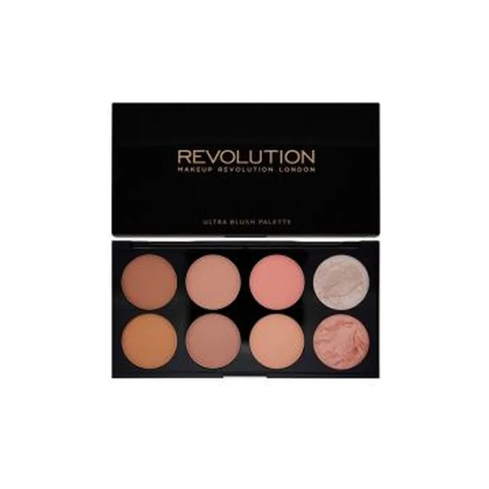Makeup Revolution Ultra Blush And Contour Blush Palette Hot Spice 8 X 16g