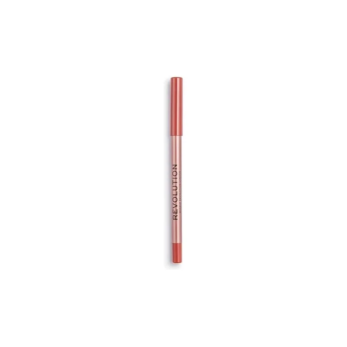 Makeup Revolution Satin Kiss Lip Liner Long-wearing Pencil Vegan Cruelty-Free Fling Deep Nude
