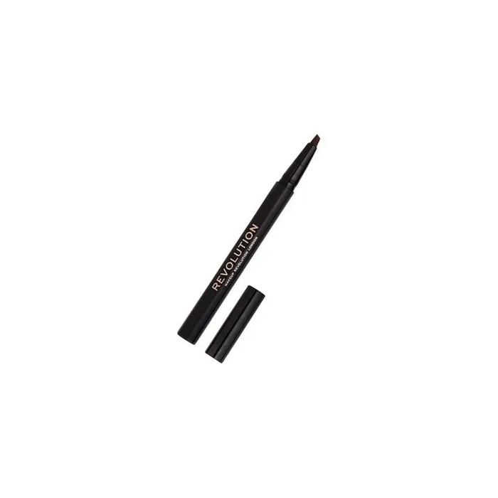 Makeup Revolution Bushy Brow Pen Eyebrow Pencil with Brush Ash Brown 0.5ml