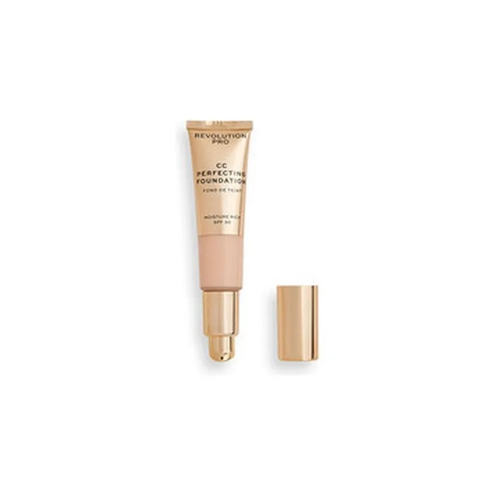 Makeup Revolution Pro Cc Perfecting Foundation Spf 30 Multifunctional Makeup For Dry To Combination Skin 26 Ml