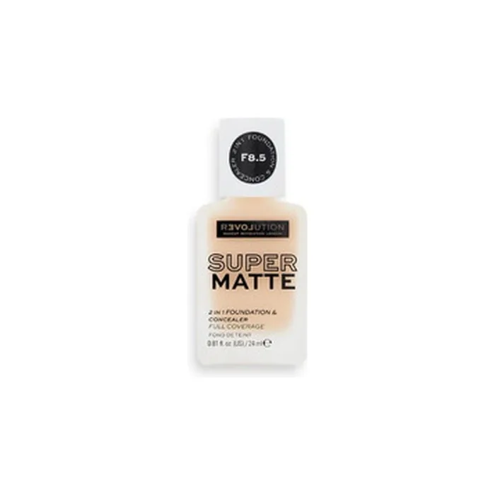 Makeup Revolution Relove Super Matte 2 In 1 Foundation Concealer 24 Ml