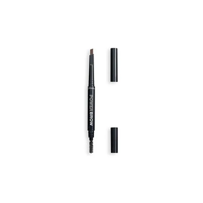 Makeup Revolution Relove Power Brow Pencil In Dark Brown 3 Grams