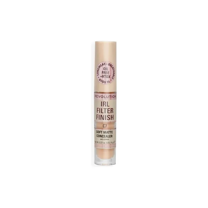 Makeup Revolution IRL Filter Finish Concealer Medium to Full Coverage 6g C7