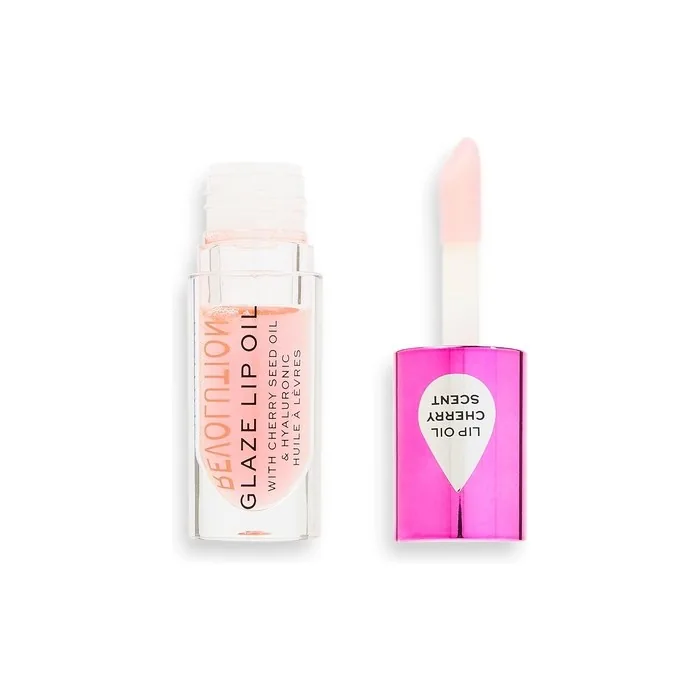 Revolution Beauty London Glaze Lip Oil Nourishing Glam Pink 4.6ml