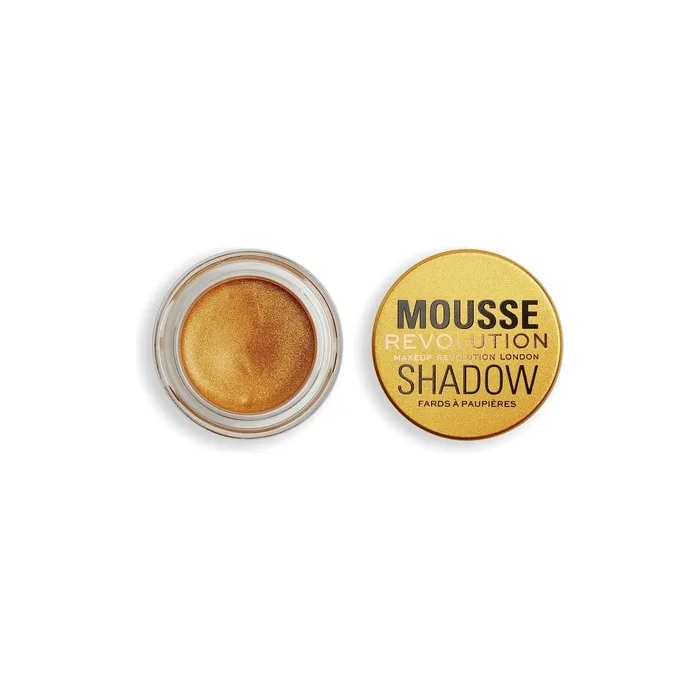 Makeup Revolution Whipped Mousse Shadow Creamy Colour for Cheeks and Eyes Gold 4g