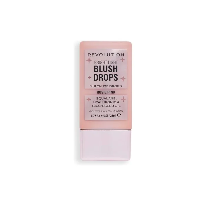 Makeup Revolution Bright Light Blush Drops With Hyaluronic Acid Radiant Finish Pink Rosie 23ml