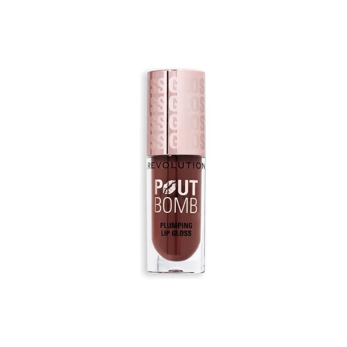 Revolution Beauty Pout Bomb Plumping Lip Gloss High Shine for Glossy Fuller Lips