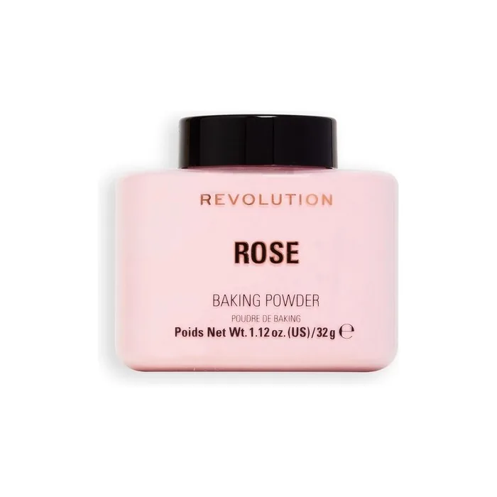 Revolution Beauty London Loose Baking Powder Prolongs Makeup Wear Brightening