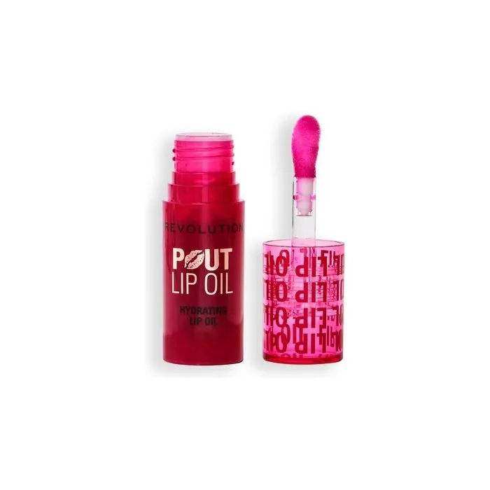 Revolution Pout Lip Oil Nourishing Tinted High Shine Non-Sticky