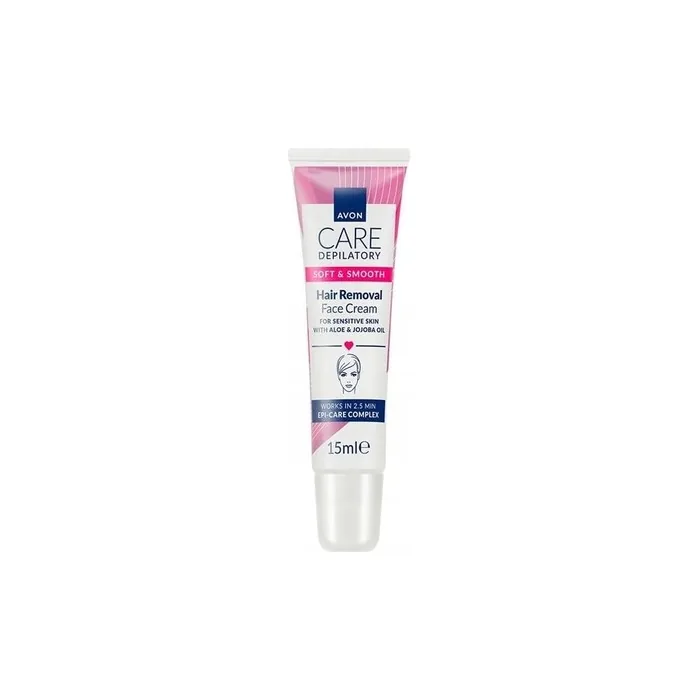 Avon Care Soft & Smooth Facial Hair Removal Cream in 2.5 Minutes 15ml