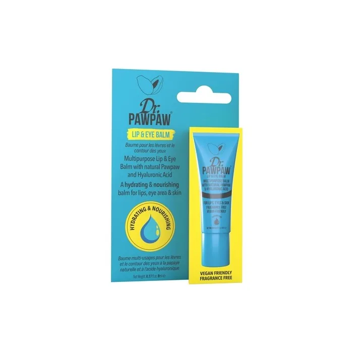 Dr.PAWPAW Lip & Eye Balm with Hyaluronic Acid - Multipurpose Lip & Eye Balm with Natural Pawpaw and Hyaluronic Acid