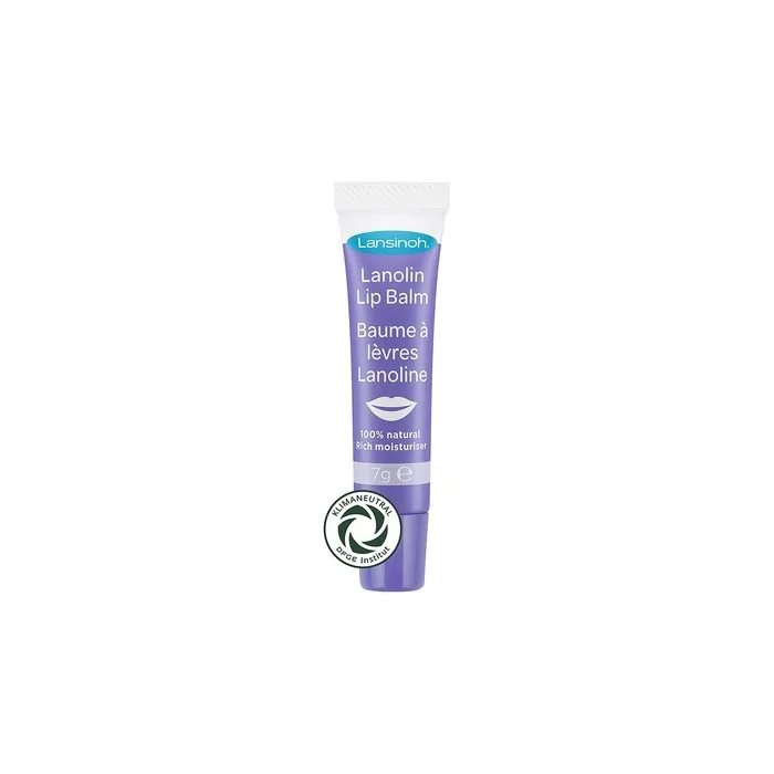 Lansinoh Lanolin Lip Balm Soothes and Protects Dry and Cracked Lips 7g