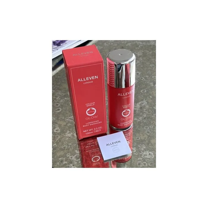 ALLEVEN London Colour Shield Glow Luminizing Body Enhancer in Ivory 100ml BNIB
