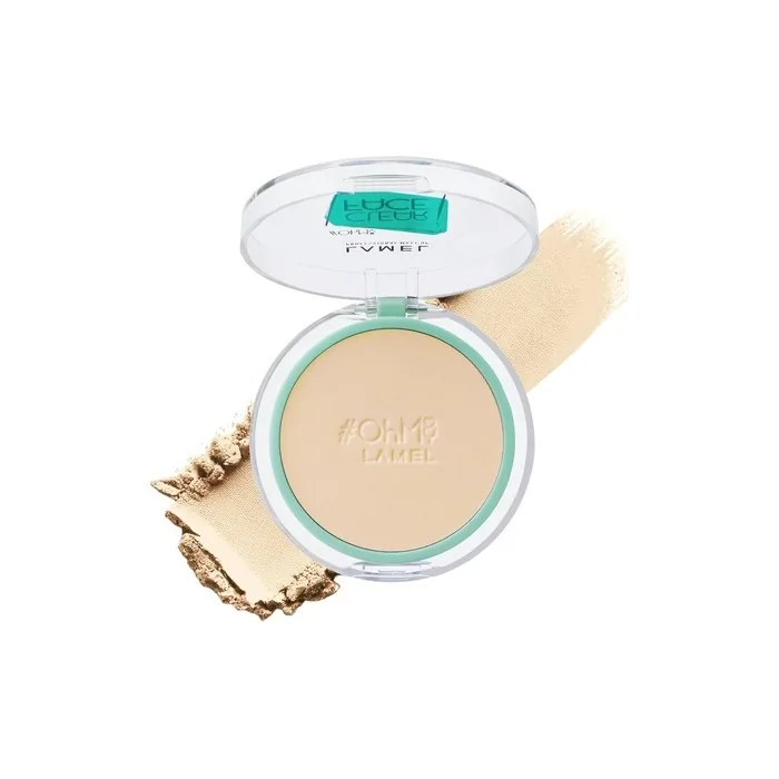 Lamel Ohmy Clear Face Powder Antibacterial Light Natural Coverage