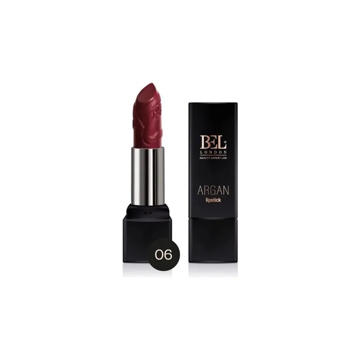 BEL LONDON BL Argan Lipstick Amazing Lipsticks for Women Soft Kissable Lips Long Lasting Keep Radiance All Day and Night 06
