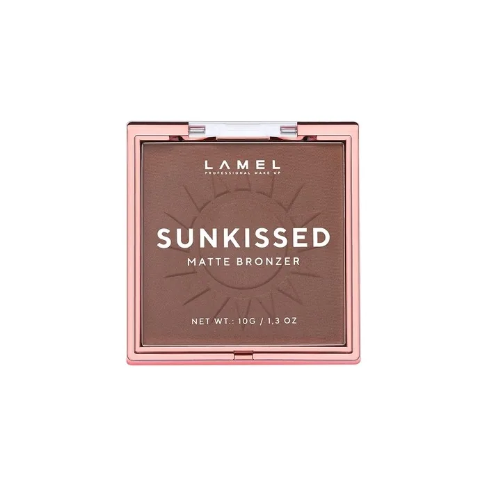 Lamel Sunkissed Matte Bronzer Compact Bronzing Powder Natural Tan 401