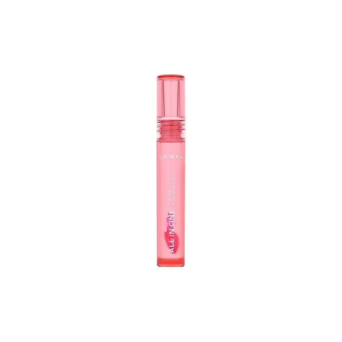 Lamel All in One Lip Tinted Plumping Oil Peachy N.401 Long-lasting Moisturizing Color