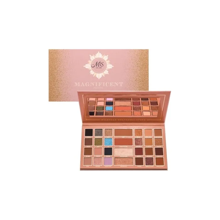 Bperfect Mrs Glam Magnificent Palette A Stunning Eyeshadow Palette For Vibrant Looks